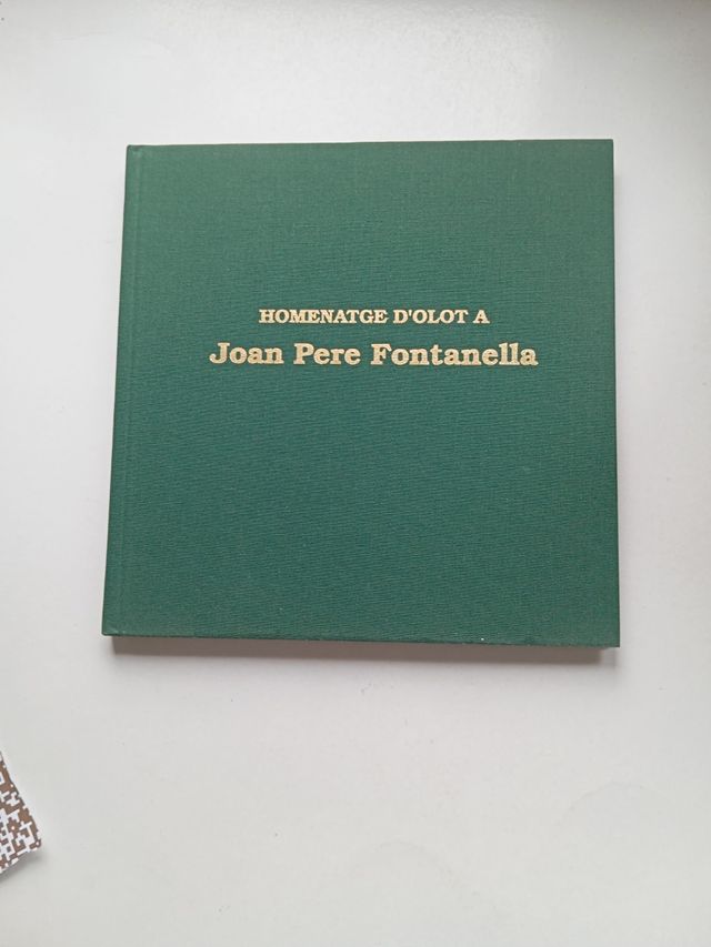 Homenatge d'Olot a Joan Pere Fontanella 