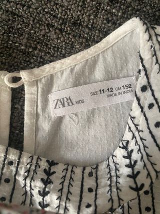 Camisa Zara 11/12 años