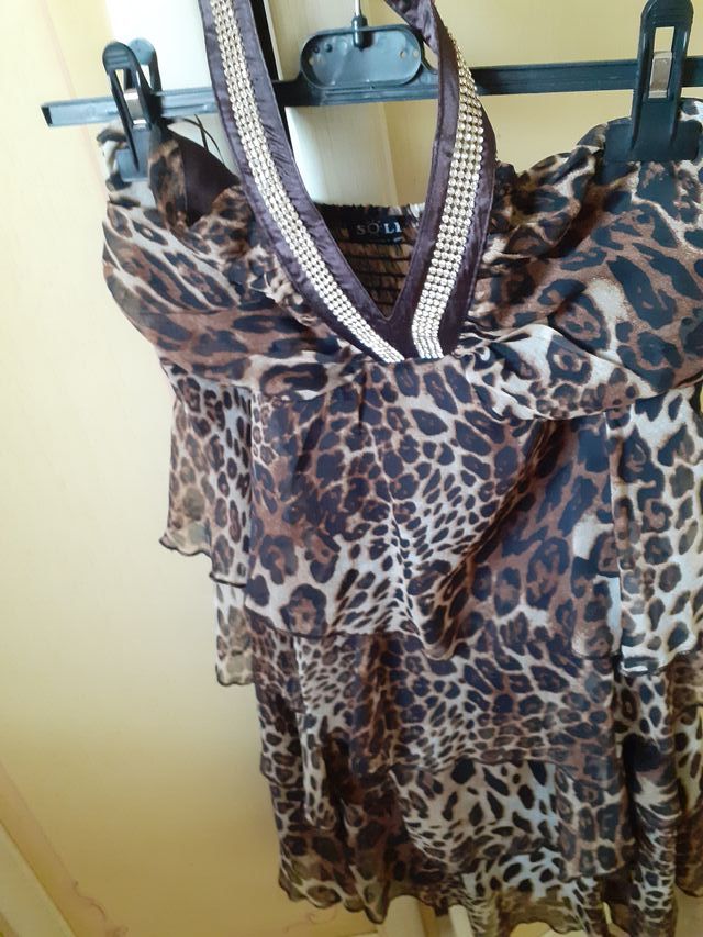 Vestitino leopardato