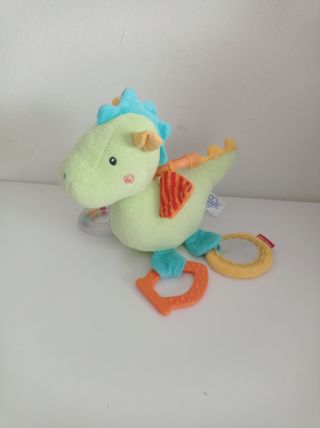 Juguete peluche dragón con actividades para bebés