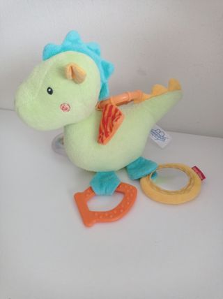 Juguete peluche dragón con actividades para bebés