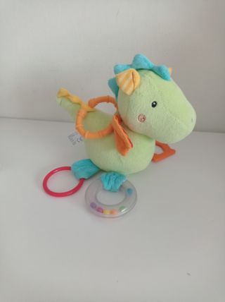 Juguete peluche dragón con actividades para bebés