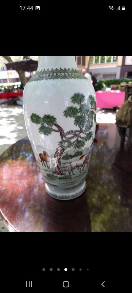 Pareja de jarrones chinos