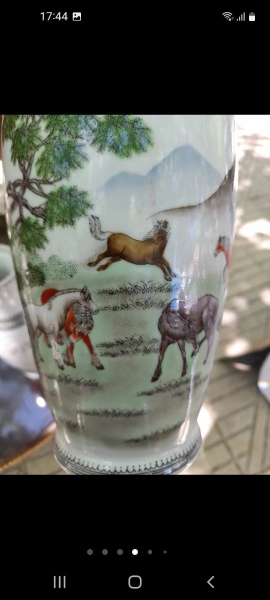 Pareja de jarrones chinos