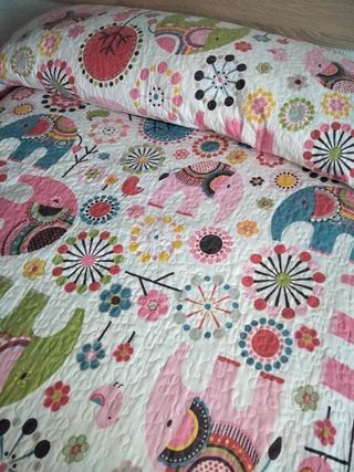 Colcha para cama de 90.