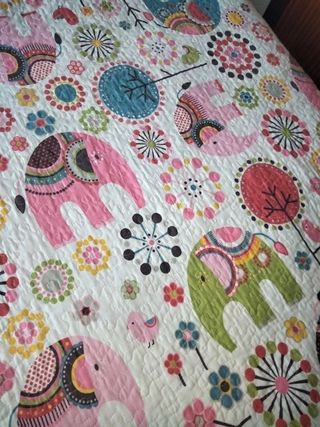 Colcha para cama de 90.