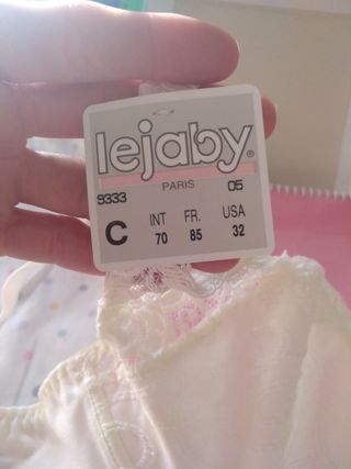 Conjunto ropa interior Nueva.Marca francesa lejaby