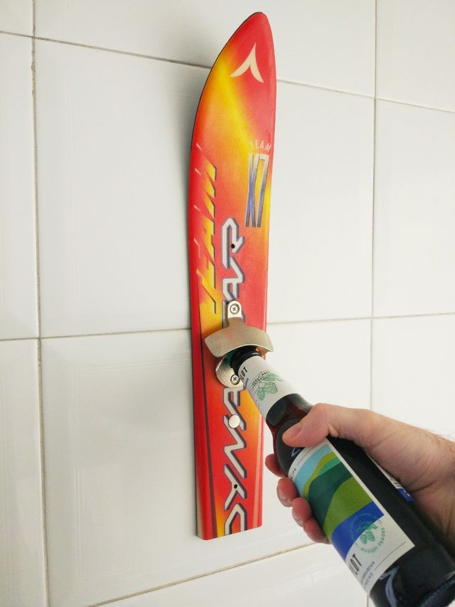 Abridor botellas esquí