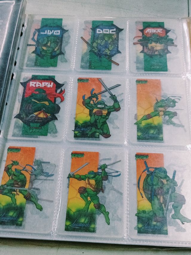 COLECCIÓN TORTUGAS NINJA LAMINCARDS