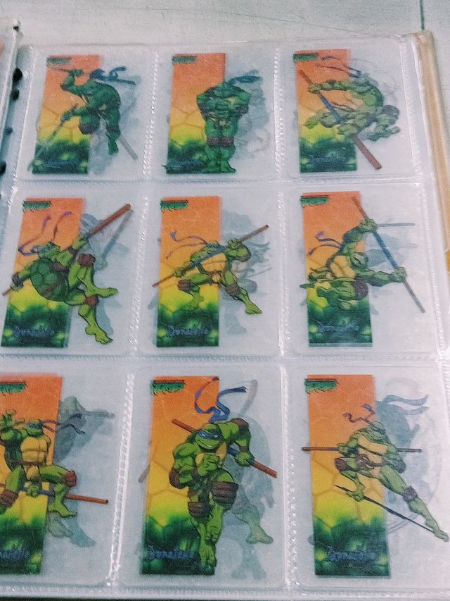 COLECCIÓN TORTUGAS NINJA LAMINCARDS