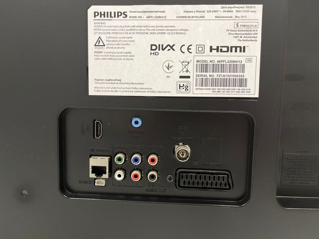 Televisión Philips de 46 pulgadas - LED