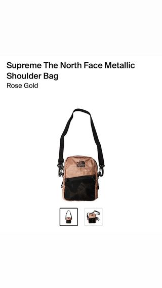 Supreme X The North Face Shoulder Bag Rose Gold