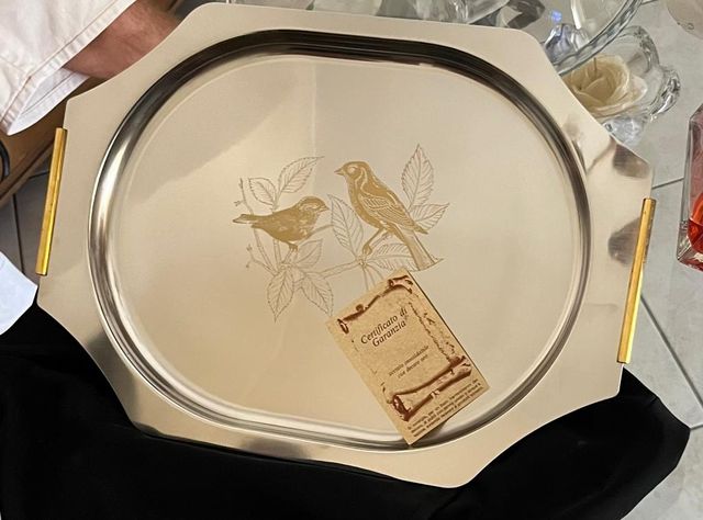 Vassoio acciaio 40×29