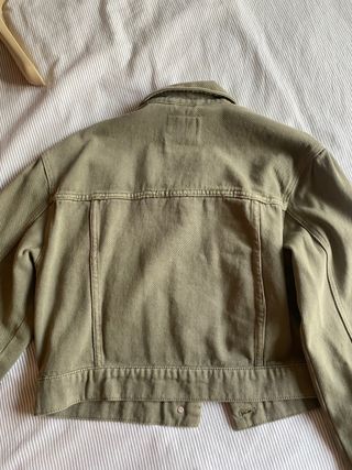 chaqueta vaquera verde 