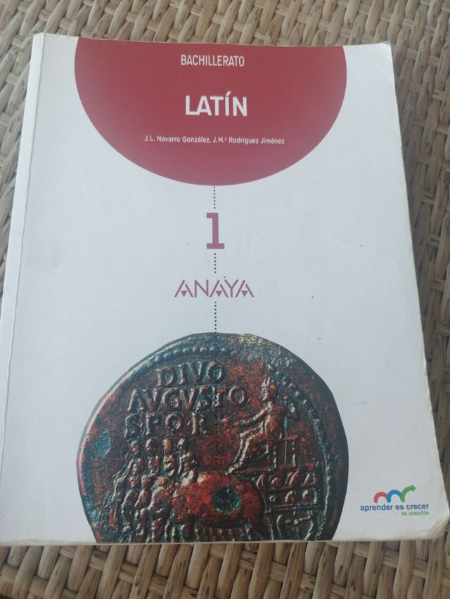 Libro Latín 1 Bachillerato 
