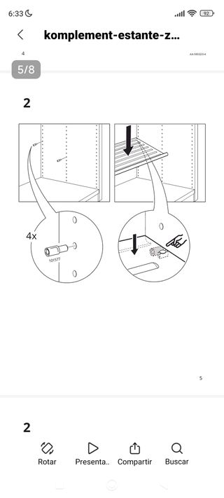 ikea komplement estante para zapatos 50×35