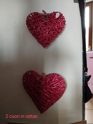 💓 cuore in rattan