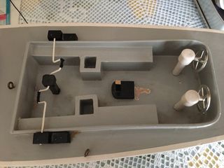 Antigua maqueta de Velero Australia II