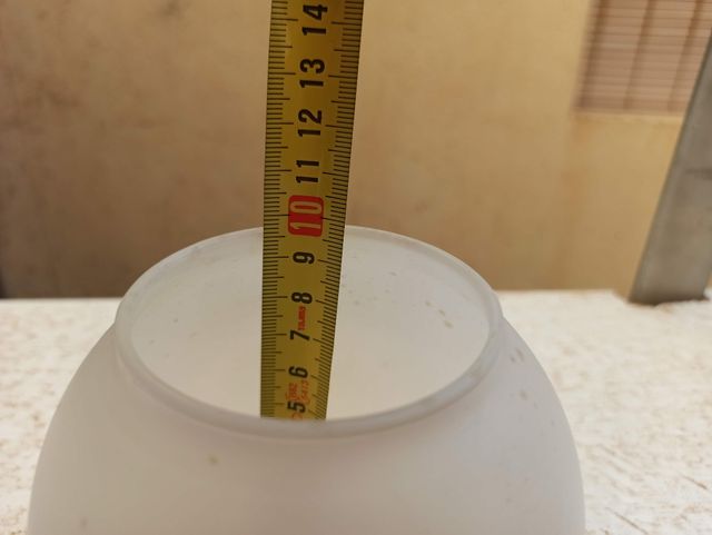 CRISTAL OVALADO LÁMPARA CAMPING