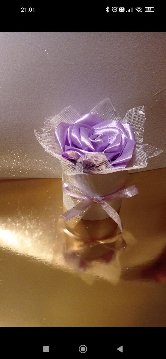 Cajitas individuales con Rosa Eterna 5 € unidad