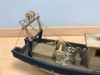 Maqueta de barco del pesquero Boulogne Etaples