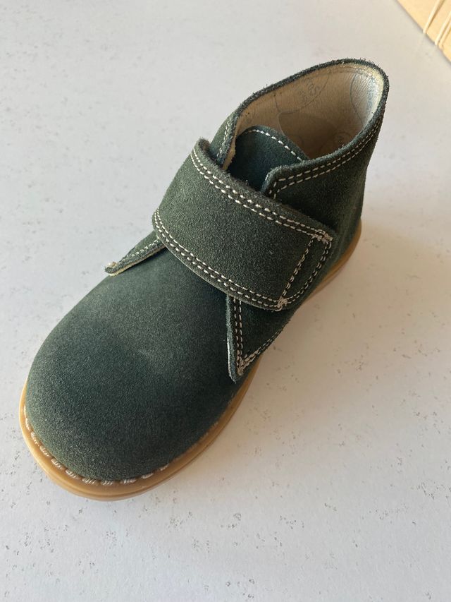 Stivaletti in pelle verde, TAGLIE DISPONIBILI dalla 20 alla 34