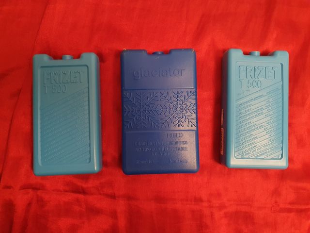 3 acumuladores de frío
