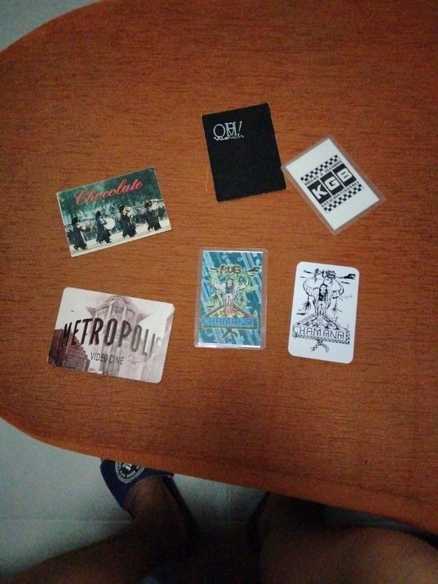 Vecchi calendari da discoteca