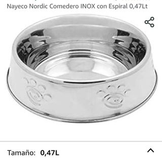 Comedero y bebedero para perros