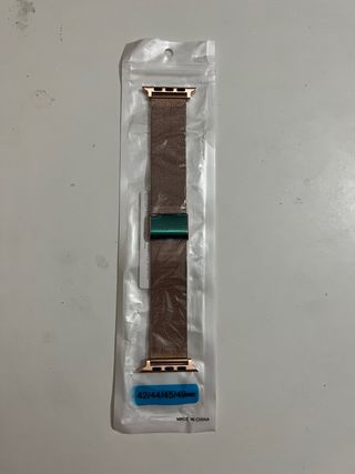 correa milanesa Apple Watch.      (color oro rosa)