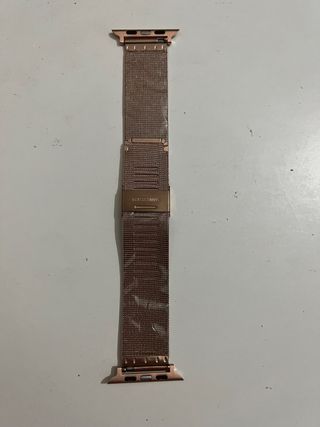 correa milanesa Apple Watch.      (color oro rosa)