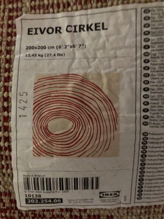 alfombra eivor circle Ikea
