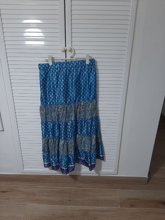 faldas seda India sin estrenar.