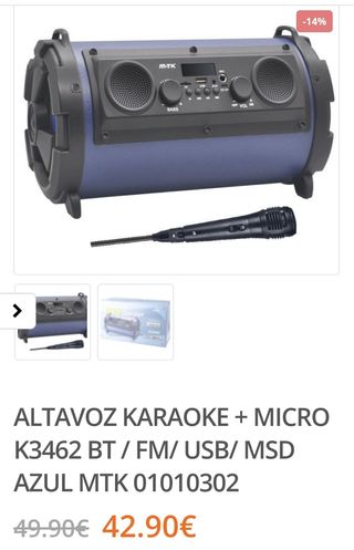 Altavoz Karaoke
