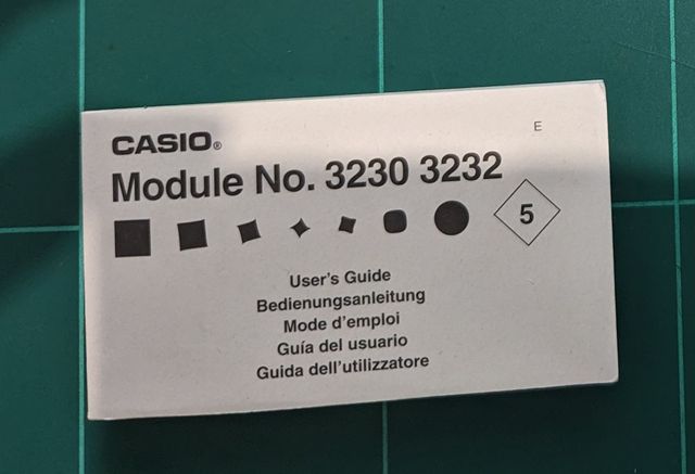 Manuales de Relojes Casio G-shock