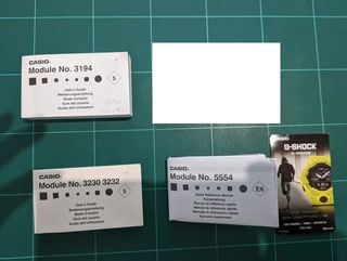 Manuales de Relojes Casio G-shock