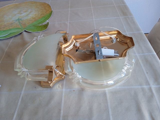 dos preciosas lámparas de pared