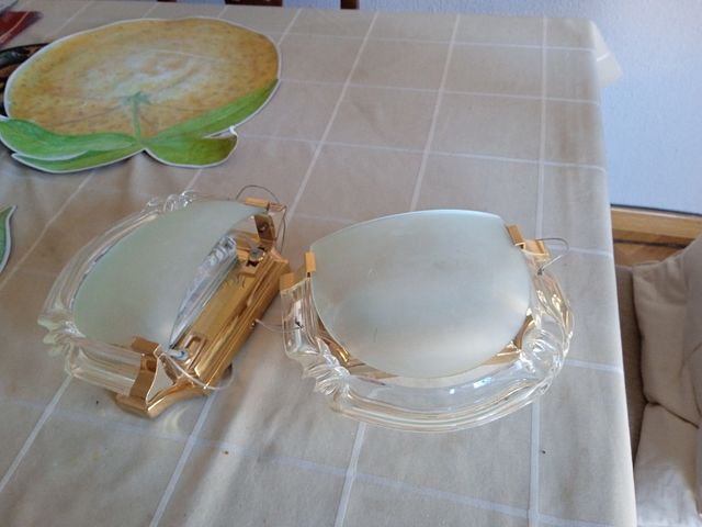 dos preciosas lámparas de pared