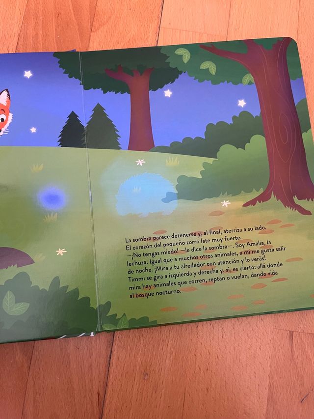 De noche, por el bosque, con el zorro timmi