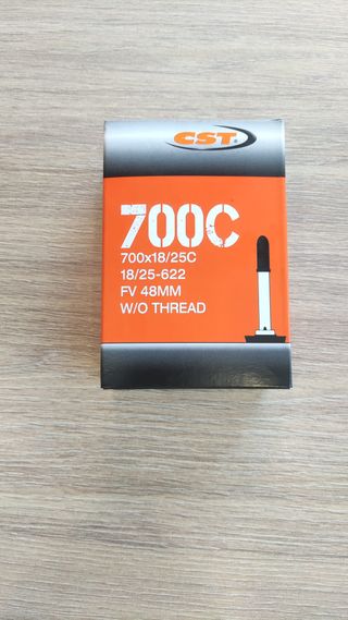 Cámara bicicleta carretera fv 48mm