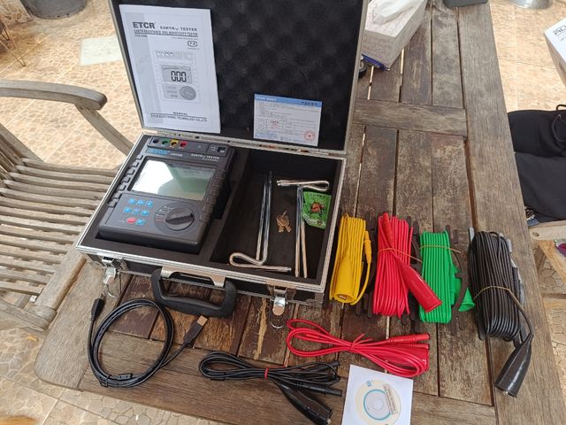 Probador de resistencia Pantalla LCD