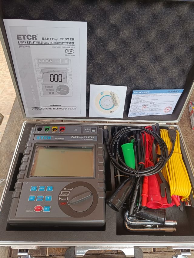 Probador de resistencia Pantalla LCD