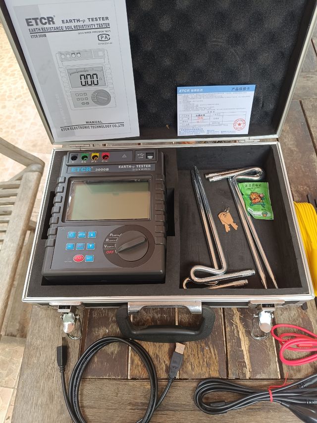 Probador de resistencia Pantalla LCD