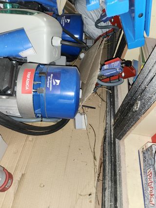 Andamio eléctrico dos  barcas