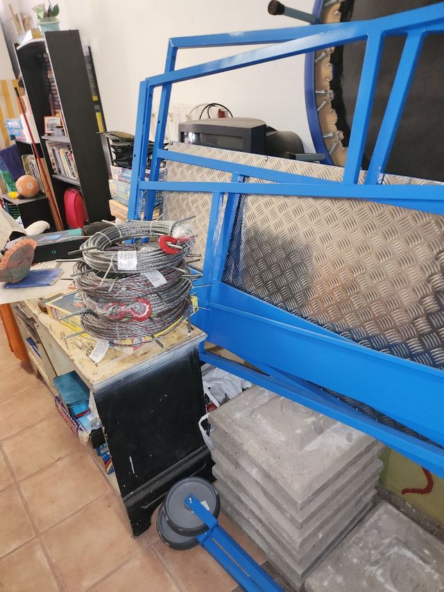 Andamio eléctrico una o dos  barcas