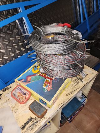 Andamio eléctrico dos  barcas