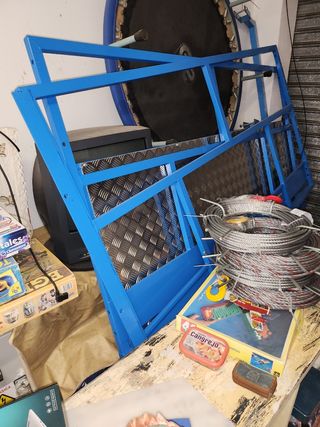 Andamio eléctrico dos  barcas