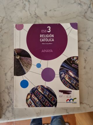 Libro de religión 3° eso,anaya