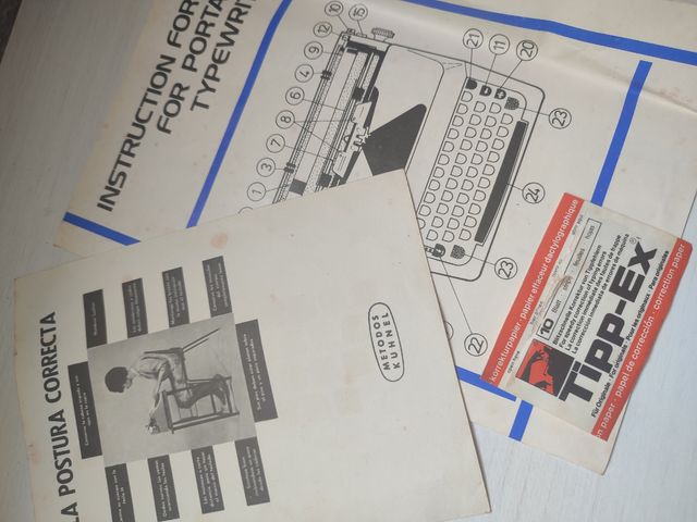 Máquina de escribir Elsa con Funda