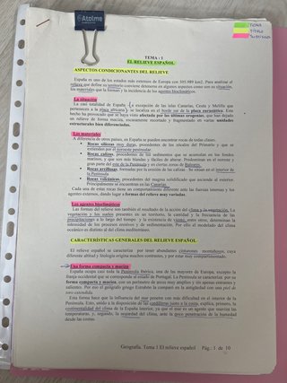 Geografía SELECTIVIDAD